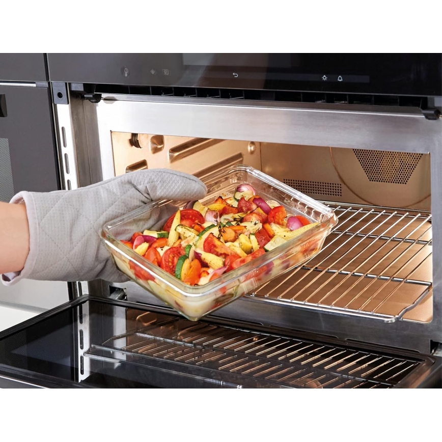 Tefal - Dóza na potraviny 0,7 l MSEAL GLASS červená/sklo