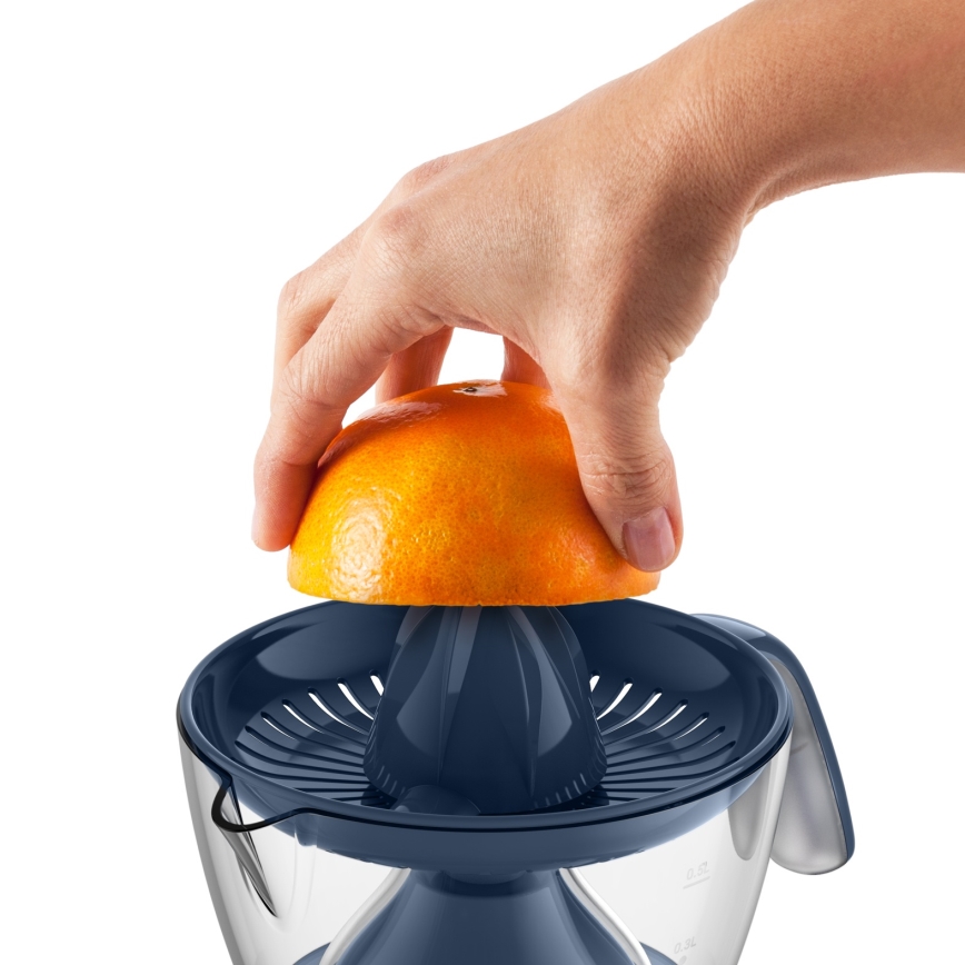 Tefal - Elektrický odšťavovač na citrusy MORNING CITRUS PRESS 0,8 l 25W/230V modrá