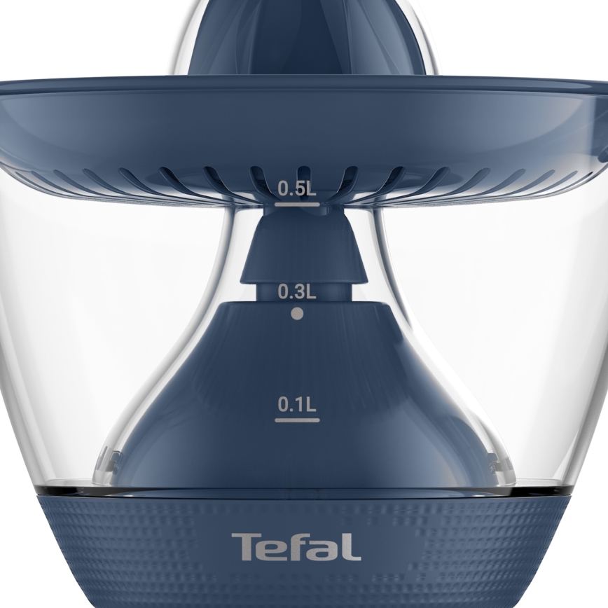 Tefal - Elektrický odšťavovač na citrusy MORNING CITRUS PRESS 0,8 l 25W/230V modrá