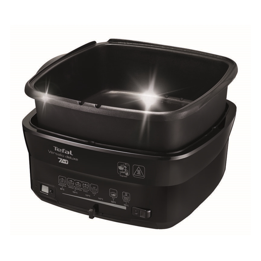 Tefal - Fritéza 2 l VERSALION DE LUXE 7v1 1600W/230V čierna