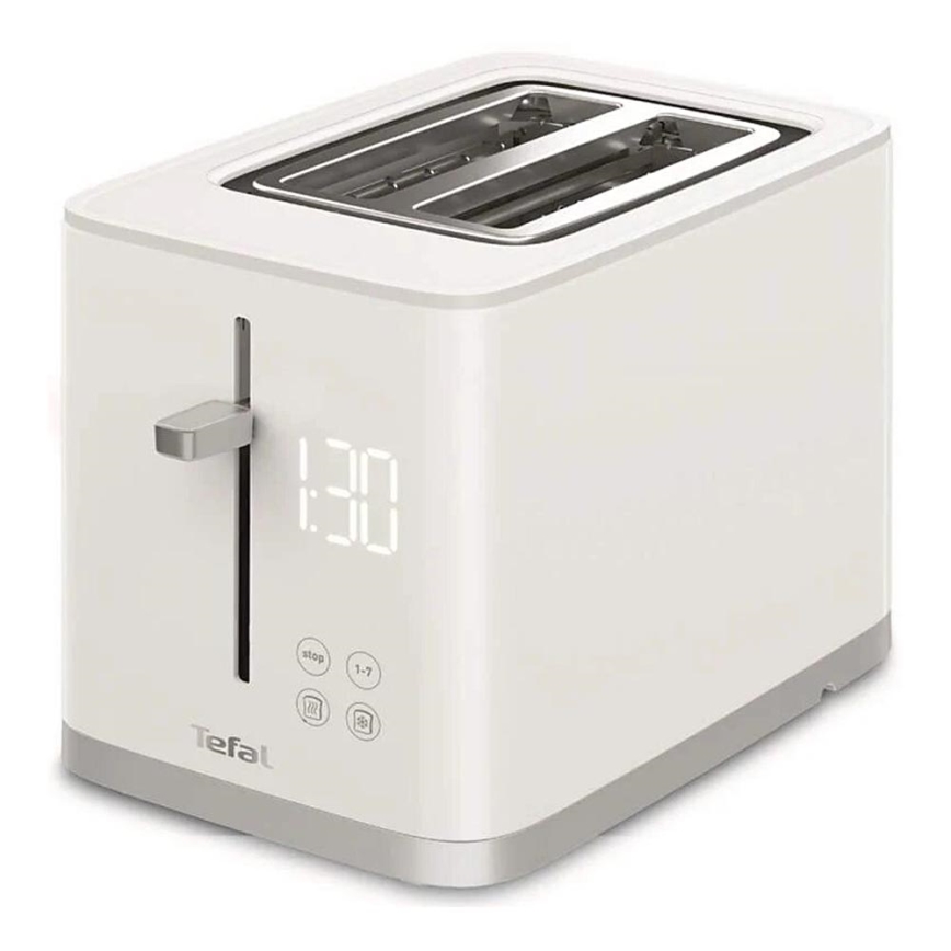 Tefal - Hriankovač s dvomi otvormi SENSE 850W/230V biela