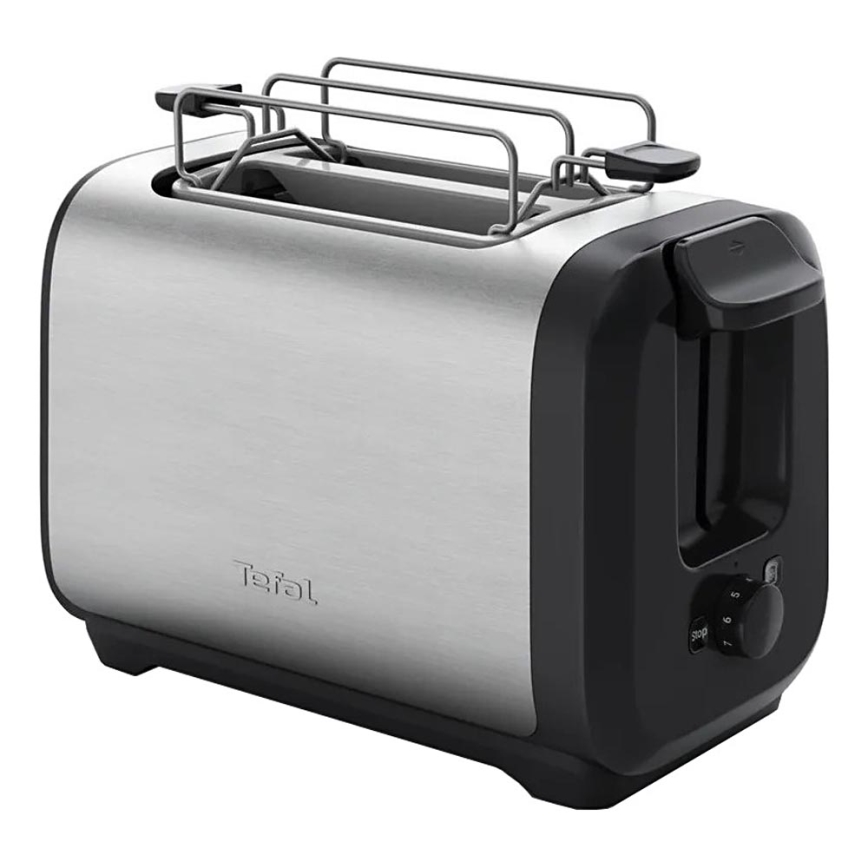 Tefal - Hriankovač s dvomi otvormi SUBITO 1300W/230V čierna/nerez
