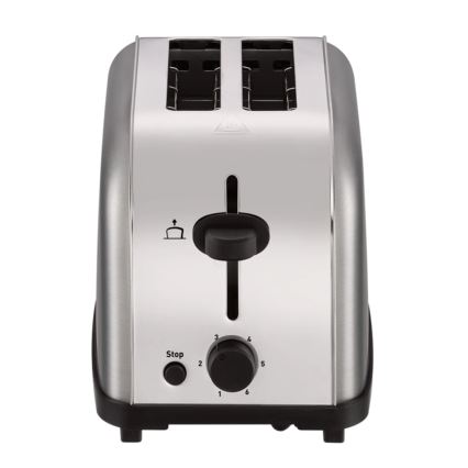 Tefal - Hriankovač s dvomi otvormi ULTRA MINI 700W/230V matný chróm