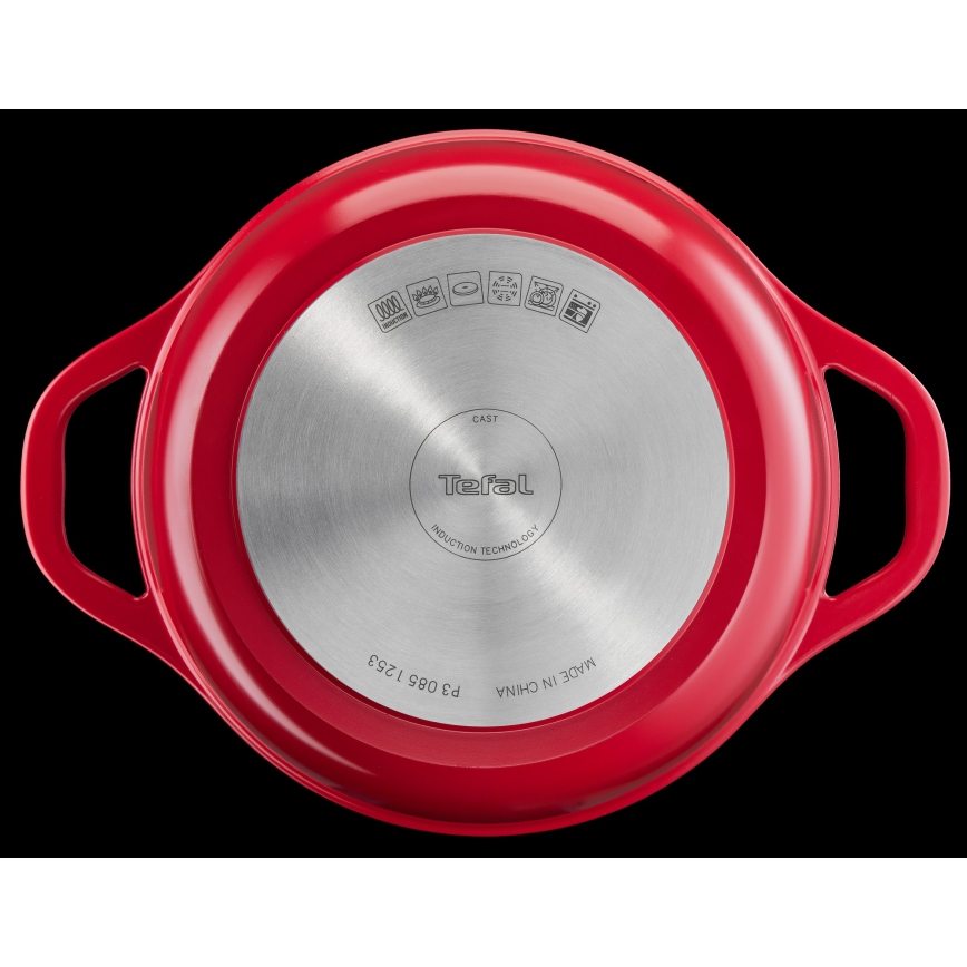 Tefal - Hrniec s pokrievkou 24 cm AIR červený