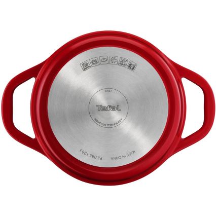 Tefal - Hrniec s pokrievkou AIR 20 cm červený