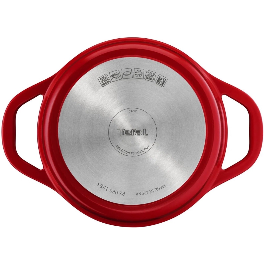 Tefal - Hrniec s pokrievkou AIR 20 cm červený