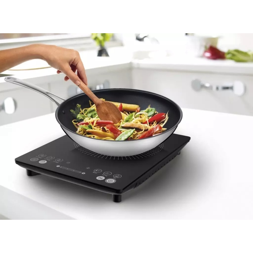 Tefal - Indukčný varič EVERYDAY SLIM 2100W/230V čierna