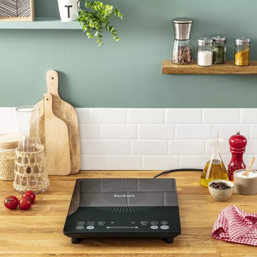 Tefal - Indukčný varič EVERYDAY SLIM 2100W/230V čierna