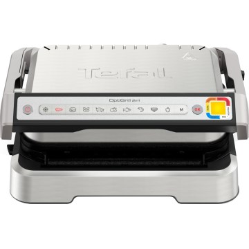 Tefal - Kontaktný gril OPTIGRILL 2v1 2100 W/230 V nerezová oceľ