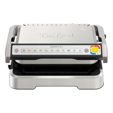 Tefal - Kontaktný gril OPTIGRILL 4v1 2100 W/230 V nerezová oceľ