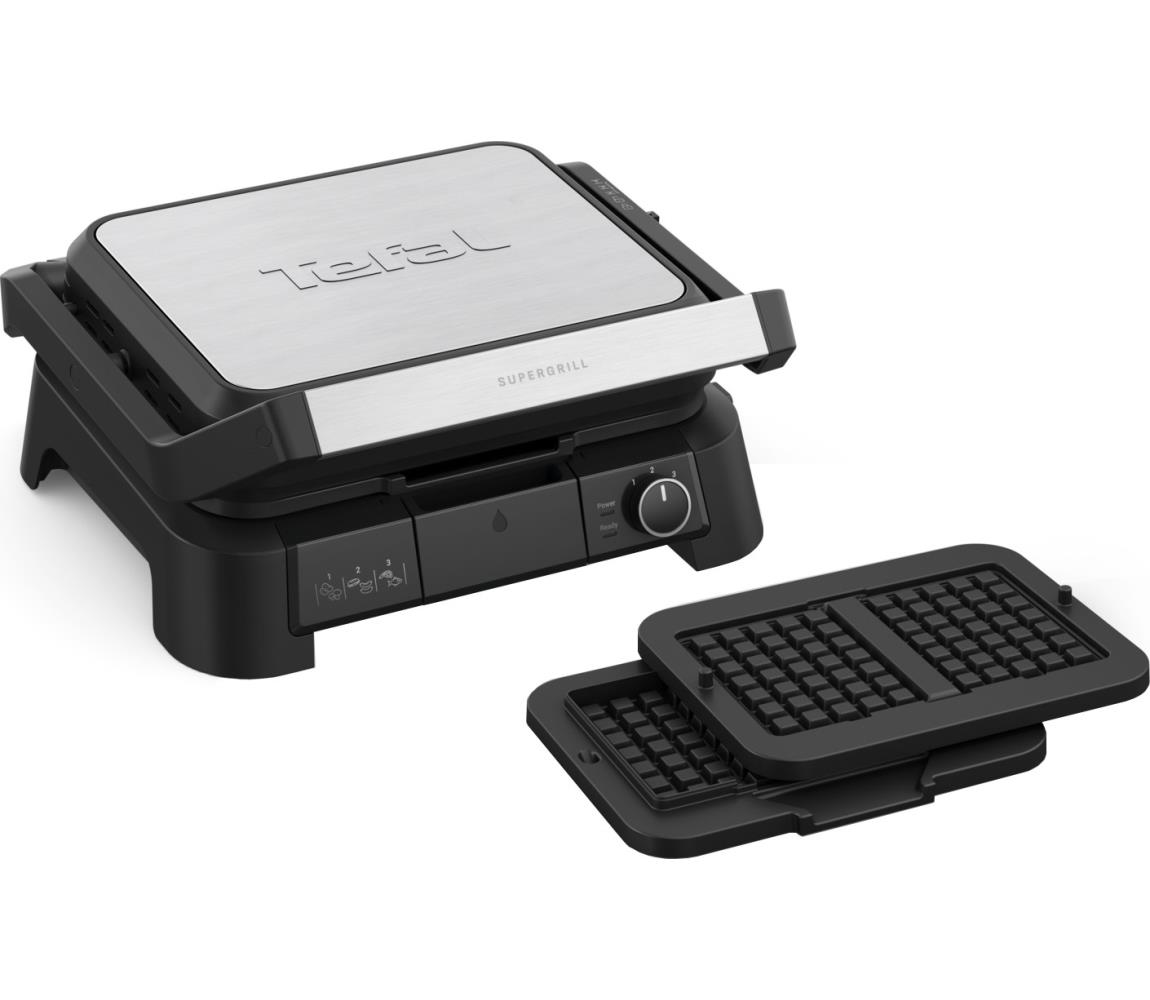 Tefal - Kontaktný gril SUPERGRILL 4v1 2000W/230V GC517DE0