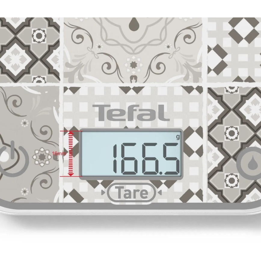 Tefal - Kuchynská váha OPTISS 2xAAA béžová