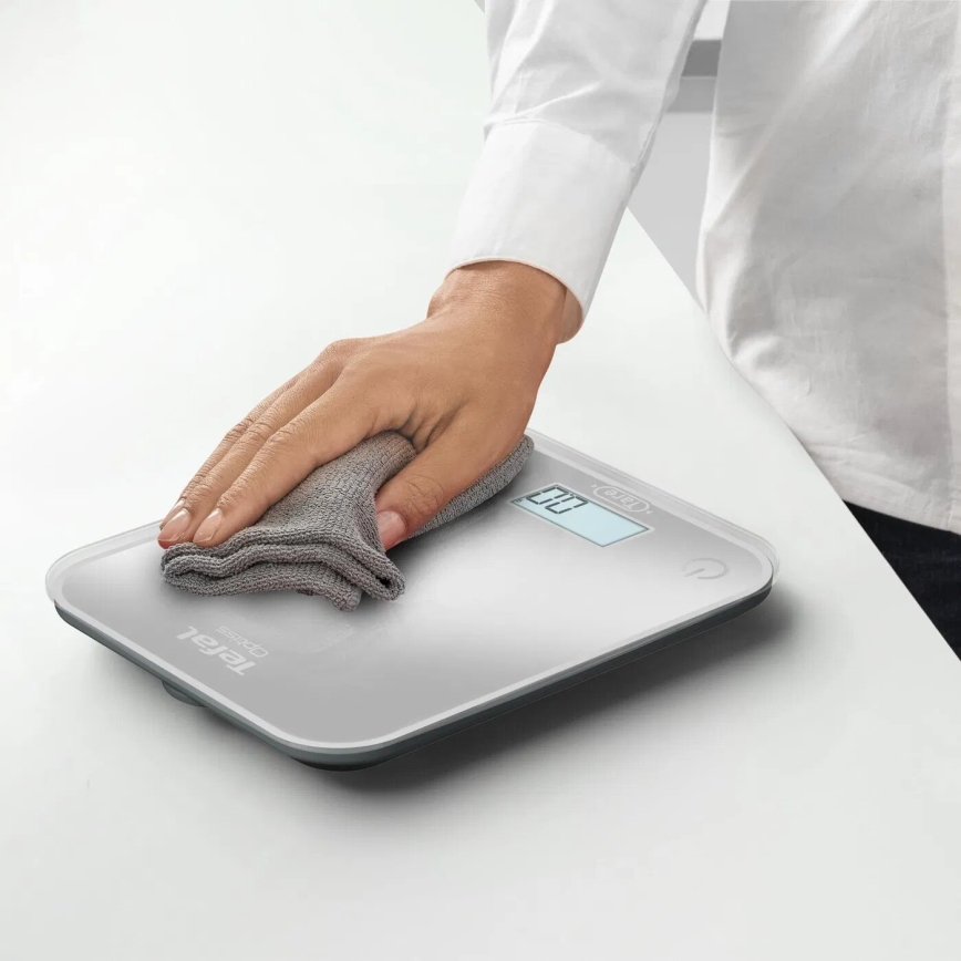 Tefal - Kuchynská váha OPTISS 2xAAA šedá
