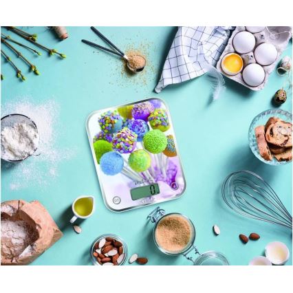 Tefal - Kuchynská váha OPTISS CAKE POPS 2xAAA
