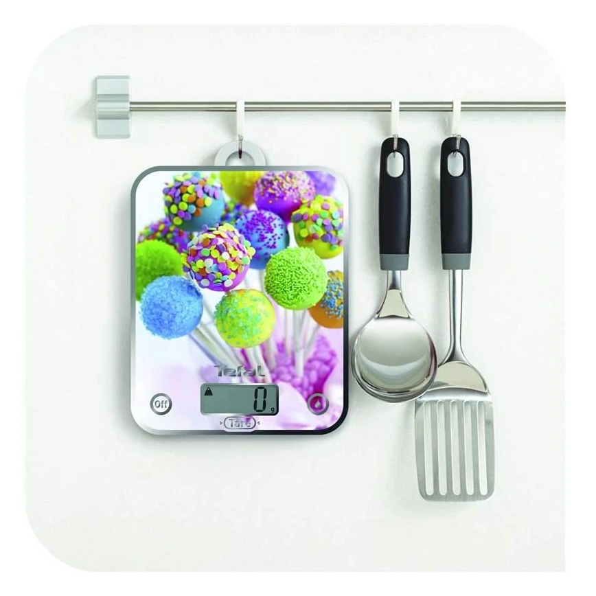 Tefal - Kuchynská váha OPTISS CAKE POPS 2xAAA