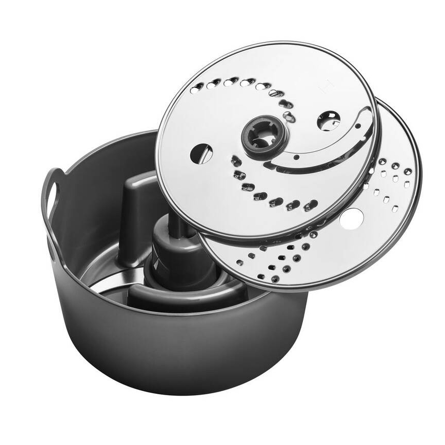 Tefal - Kuchynský robot DOUBLE FORCE 1000W/230V čierna