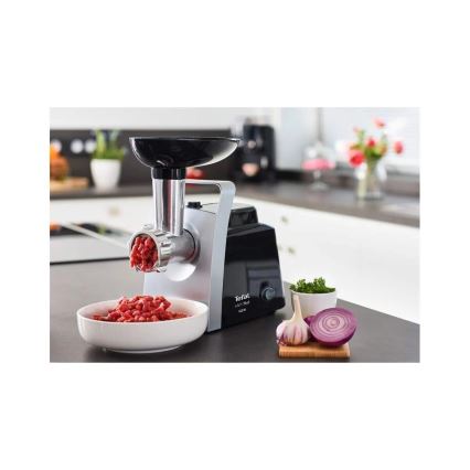 Tefal - Mlynček na mäso 7v1 1400W/230V čierna/strieborná