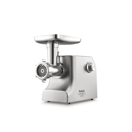 Tefal - Mlynček na mäso 8v1 2200W/230V strieborná