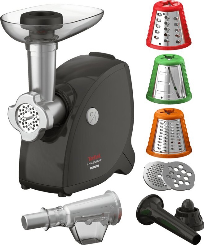 Tefal - Mlynček na mäso 9v1 2000W/230V čierna