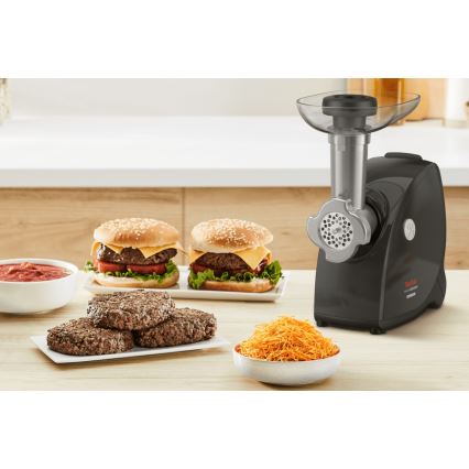 Tefal - Mlynček na mäso 9v1 2000W/230V čierna