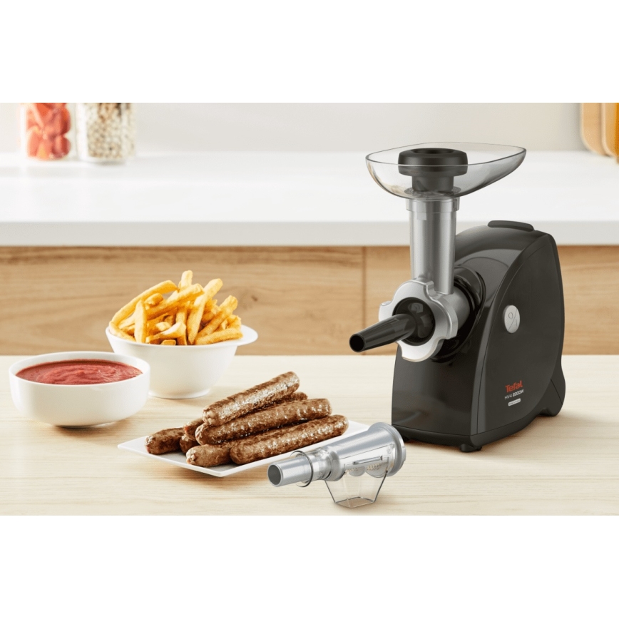 Tefal - Mlynček na mäso 9v1 2000W/230V čierna