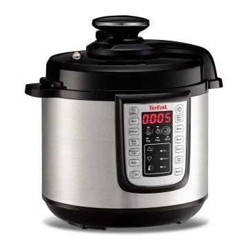 Tefal - Multifunkčný elektrický tlakový hrniec ALL IN ONE POT 1100W/230V matný chróm/čierna