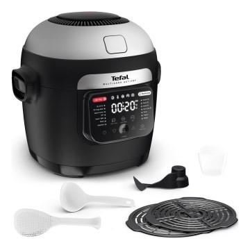 Tefal - Multifunkčný hrniec a teplovzdušná fritéza 2v1 MULTICOOK ACTIFRY 1334W/230V 6 l