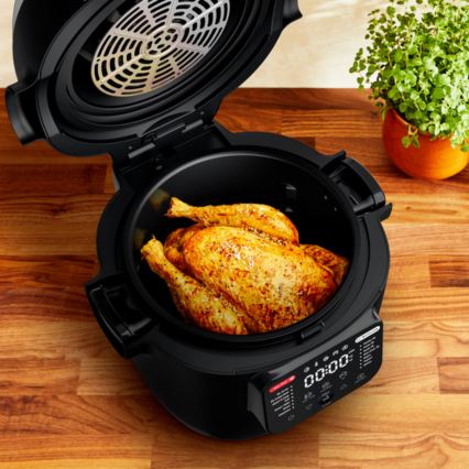 Tefal - Multifunkčný hrniec a teplovzdušná fritéza 2v1 MULTICOOK ACTIFRY 1334W/230V 6 l