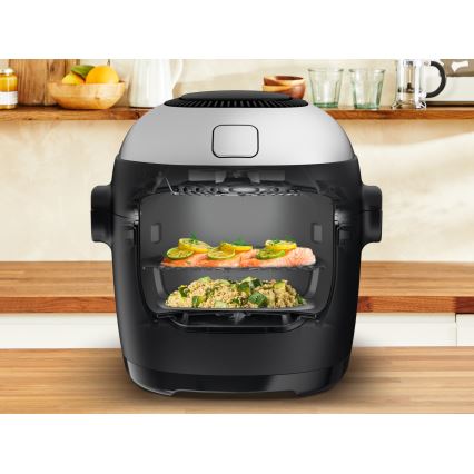 Tefal - Multifunkčný hrniec a teplovzdušná fritéza 2v1 MULTICOOK ACTIFRY 1334W/230V 6 l