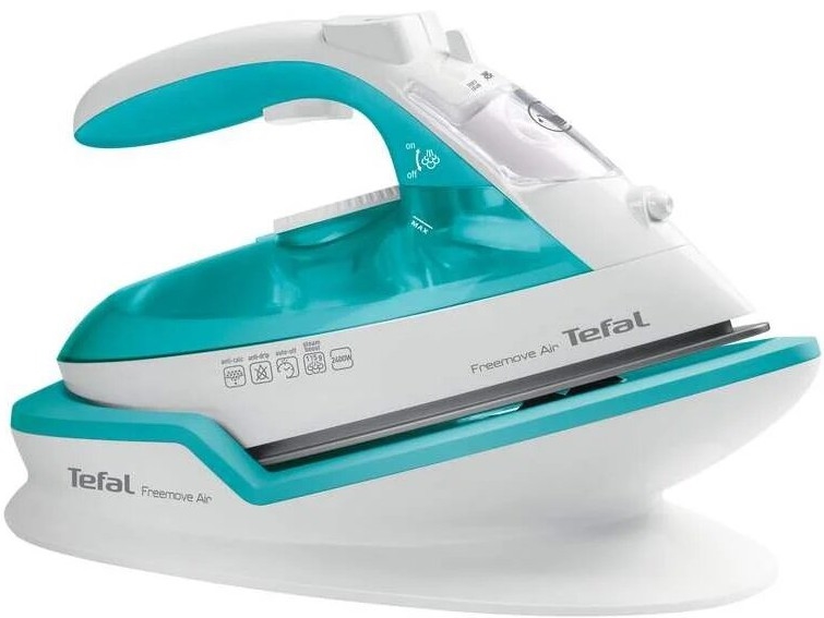Tefal - Naparovacia žehlička FREEMOVE AIR 2400W/230V biela/tyrkysová