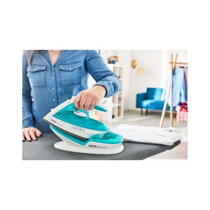 Tefal - Naparovacia žehlička FREEMOVE AIR 2400W/230V biela/tyrkysová