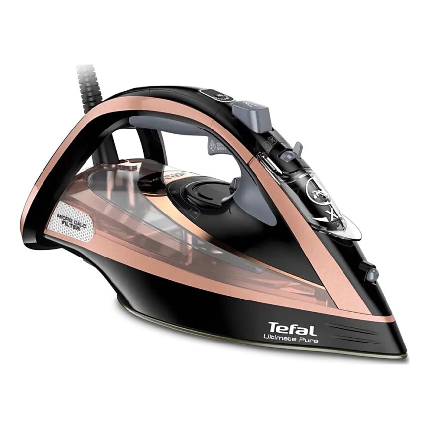 Tefal - Naparovacia žehlička ULTIMATE PURE 3000W/230V medená/čierna