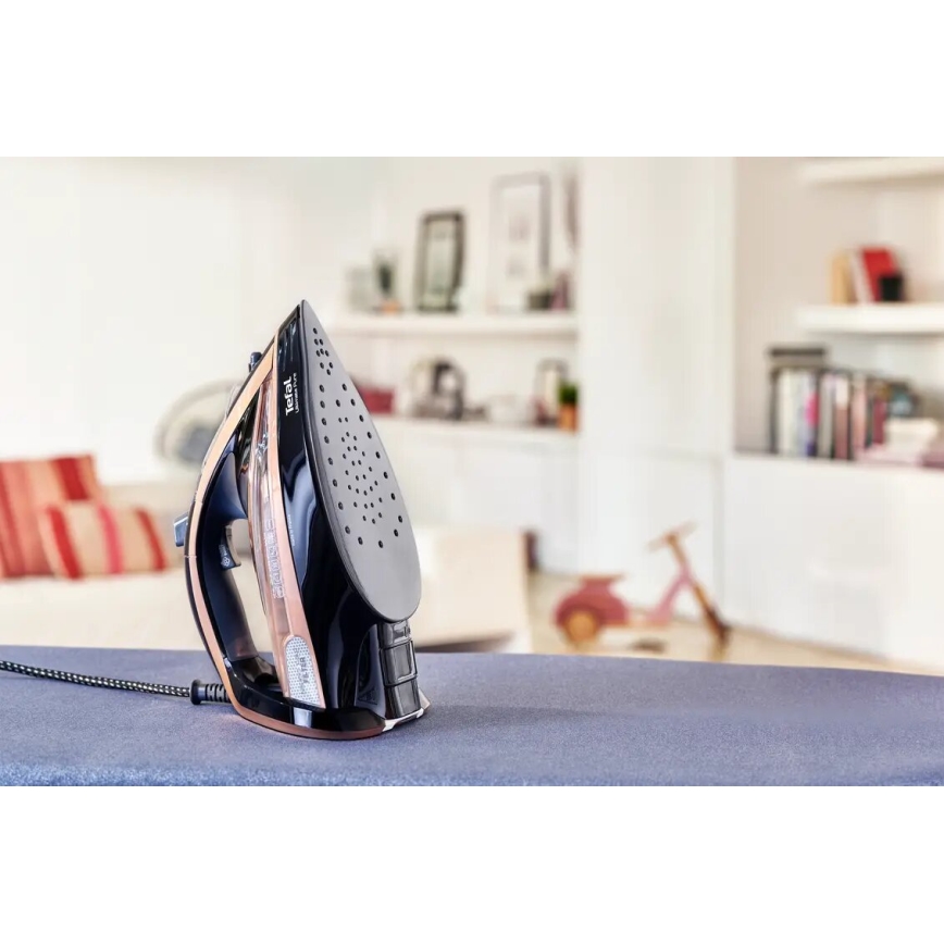 Tefal - Naparovacia žehlička ULTIMATE PURE 3000W/230V medená/čierna