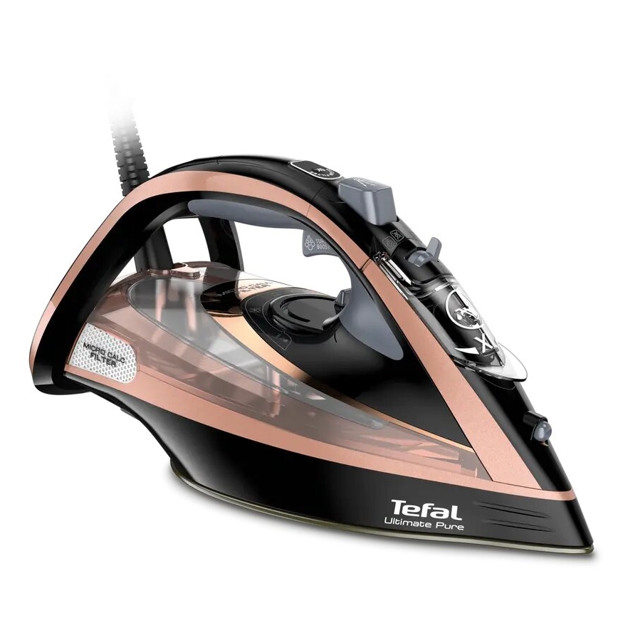 Tefal - Naparovacia žehlička ULTIMATE PURE 3000W/230V medená/čierna