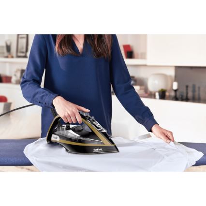 Tefal - Naparovacia žehlička ULTIMATE PURE 3000W/230V zlatá/čierna
