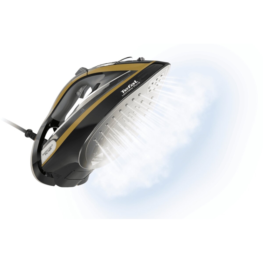 Tefal - Naparovacia žehlička ULTIMATE PURE 3000W/230V zlatá/čierna