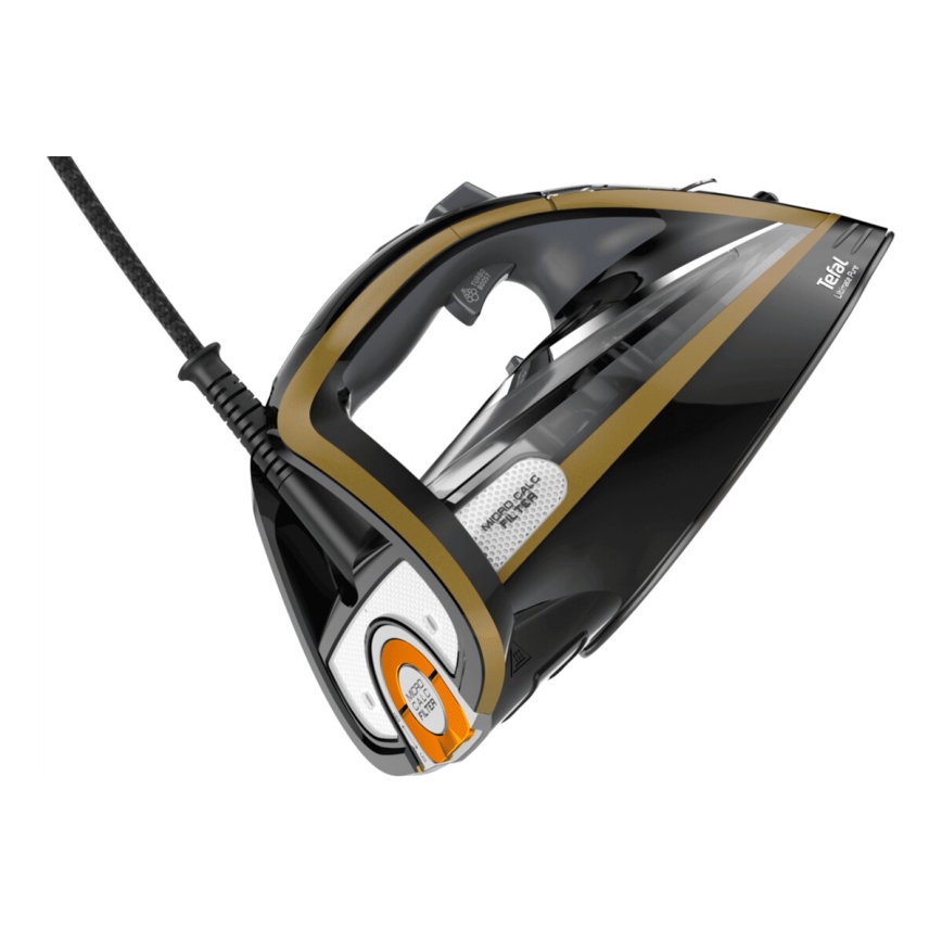 Tefal - Naparovacia žehlička ULTIMATE PURE 3000W/230V zlatá/čierna