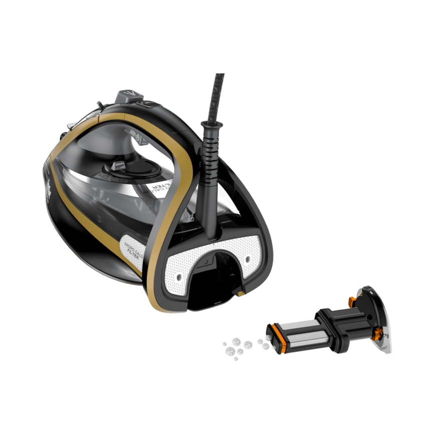 Tefal - Naparovacia žehlička ULTIMATE PURE 3000W/230V zlatá/čierna