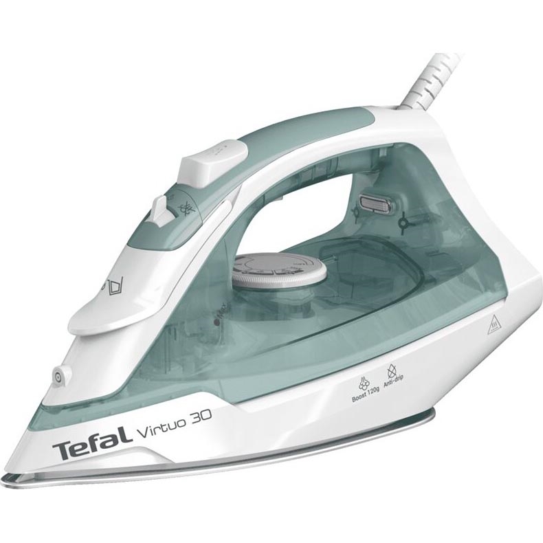 Tefal - Naparovacia žehlička VIRTUO 2000W/230V zelená