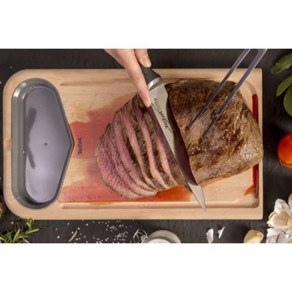 Tefal - Nerezový nôž chef ICE FORCE 20 cm lesklý chróm/čierna