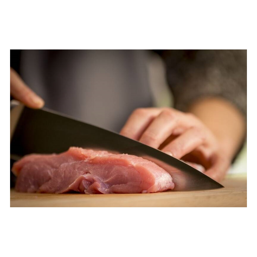 Tefal - Nerezový nôž chef ICE FORCE 20 cm lesklý chróm/čierna