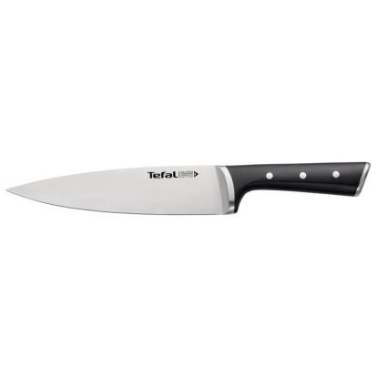 Tefal - Nerezový nôž chef ICE FORCE 20 cm lesklý chróm/čierna