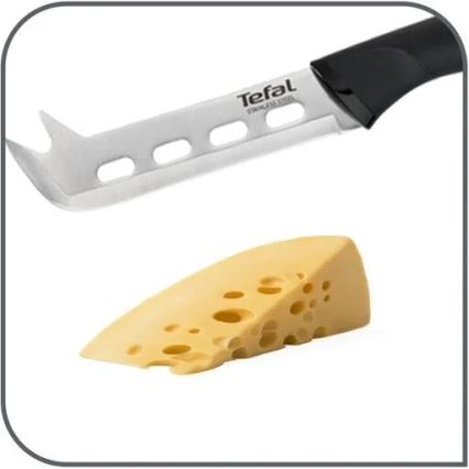 Tefal - Nerezový nôž na syr COMFORT 12 cm lesklý chróm/čierna