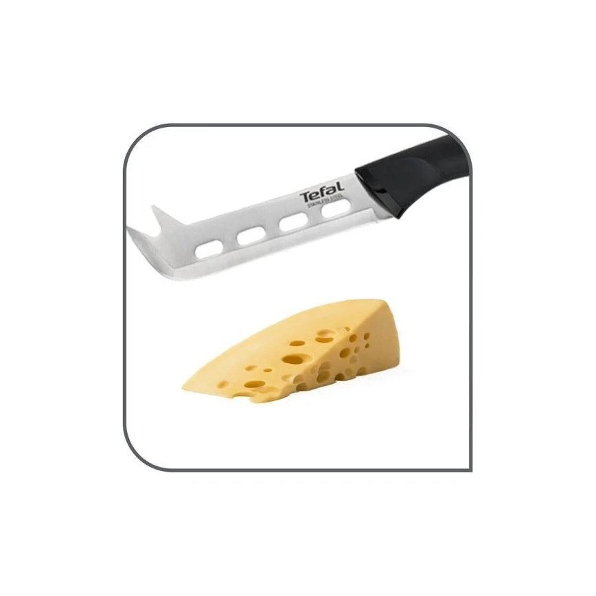 Tefal - Nerezový nôž na syr COMFORT 12 cm lesklý chróm/čierna