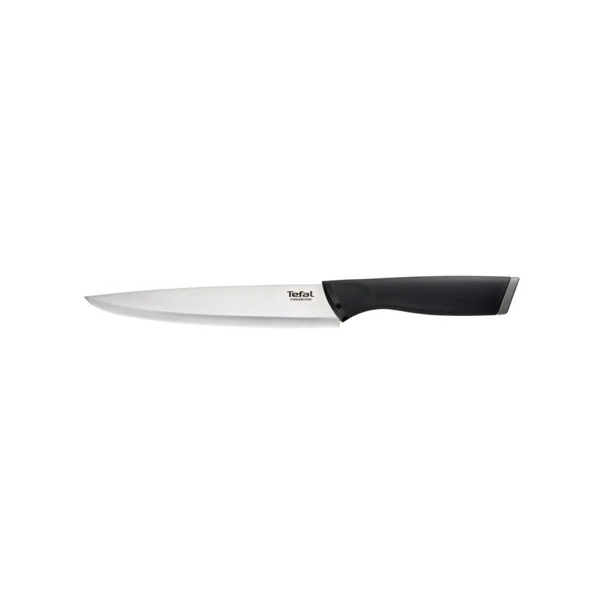 Tefal - Nerezový nôž porcovací COMFORT 20 cm lesklý chróm/čierna