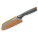 Tefal - Nerezový nôž santoku FRESH KITCHEN 12 cm šedá/oranžová