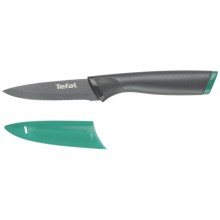 Tefal - Nerezový nôž vykrajovací FRESH KITCHEN 9 cm šedá/zelená