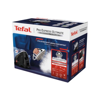 Tefal - Parný generátor EXPREEE ULTIMATE 2600W/230V čierna/biela