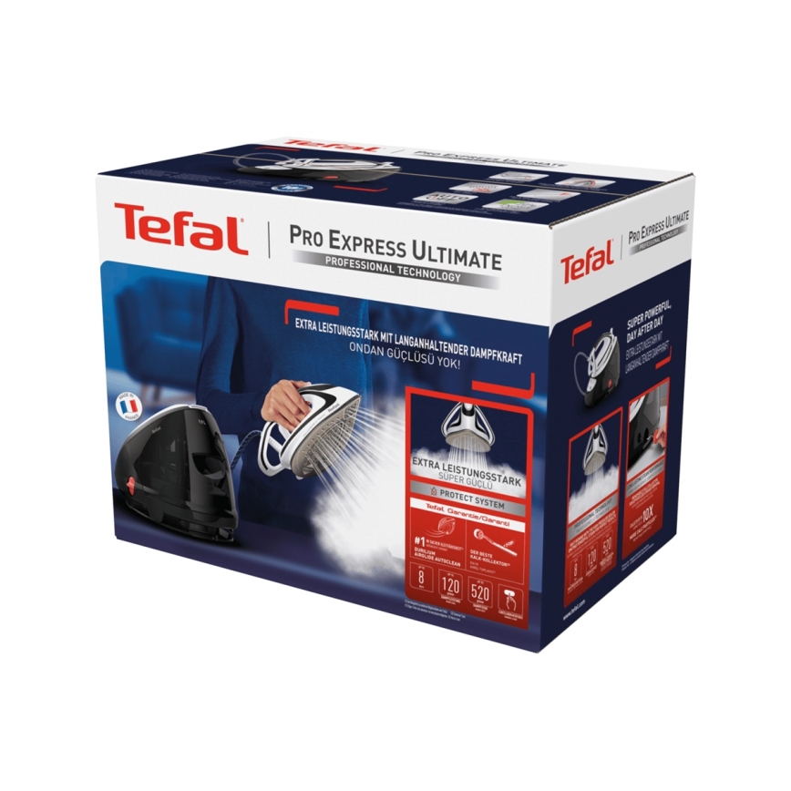Tefal - Parný generátor EXPREEE ULTIMATE 2600W/230V čierna/biela
