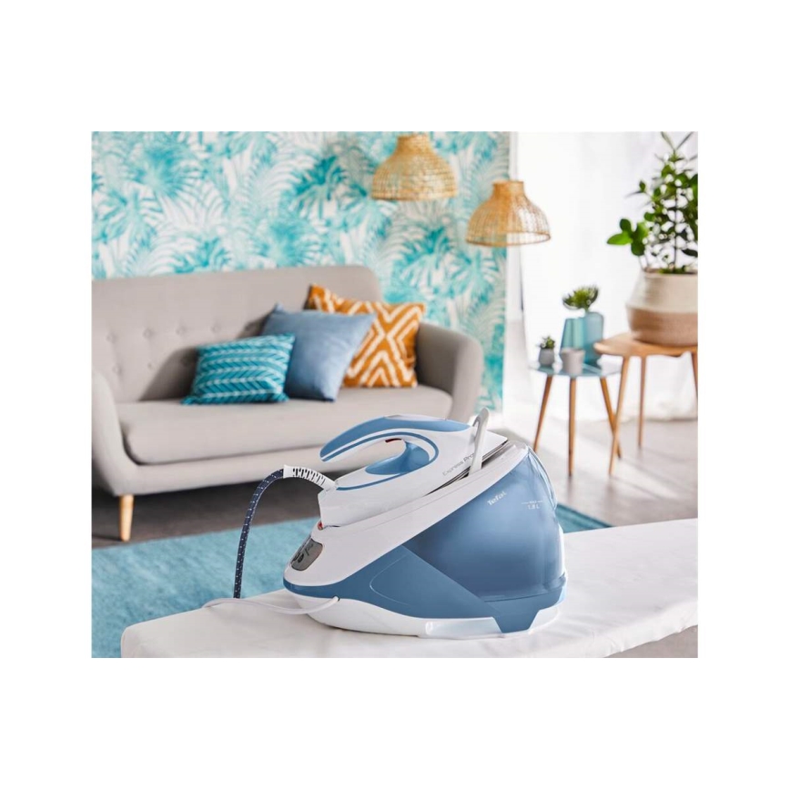 Tefal - Parný generátor EXPRESS PROTECT 2800W/230V modrá